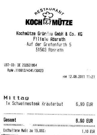 ohes Hffner Kochmtze Restaurant